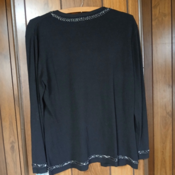 Jennifer Roberts Women's Open Front Cardigan Size L - Picture 3 of 8